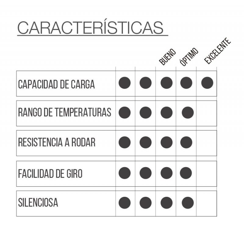 RUEDA I2U5 DON con placa giratoria - Imagen 2