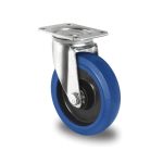 Rueda industrial de medias cargas, SOPORTE PREMIUM, modelo R4E1 B34, PLACA GIRATORIA