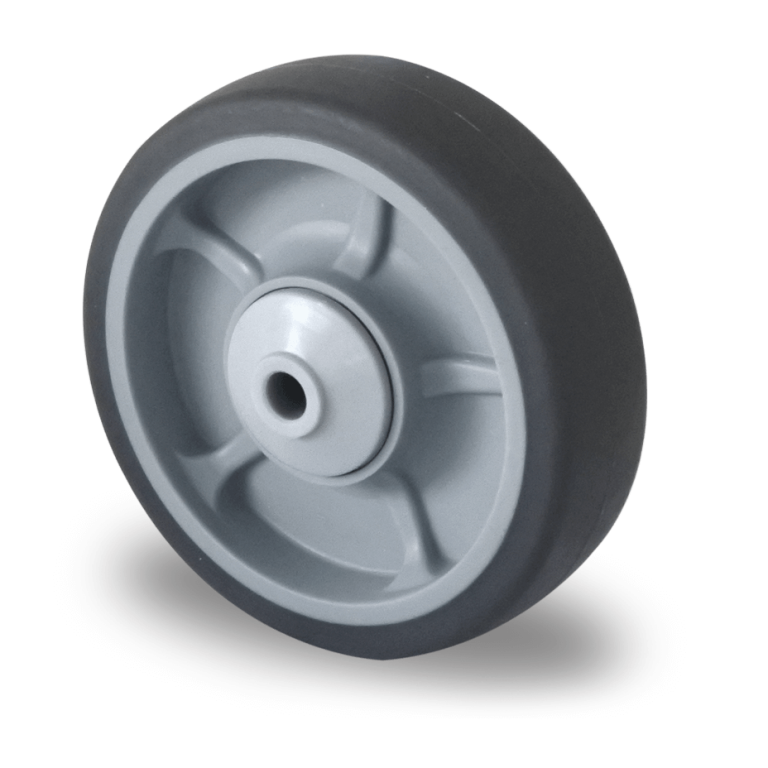 Rueda industrial de medias cargas, SOPORTE BASIC, modelo P2G2 B32, ARO SUELTO