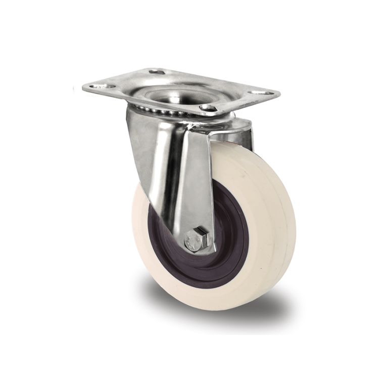 Rueda industrial de altas y bajas temperaturas, SOPORTE INNOVATION AT, modelo HGB, PLACA GIRATORIA