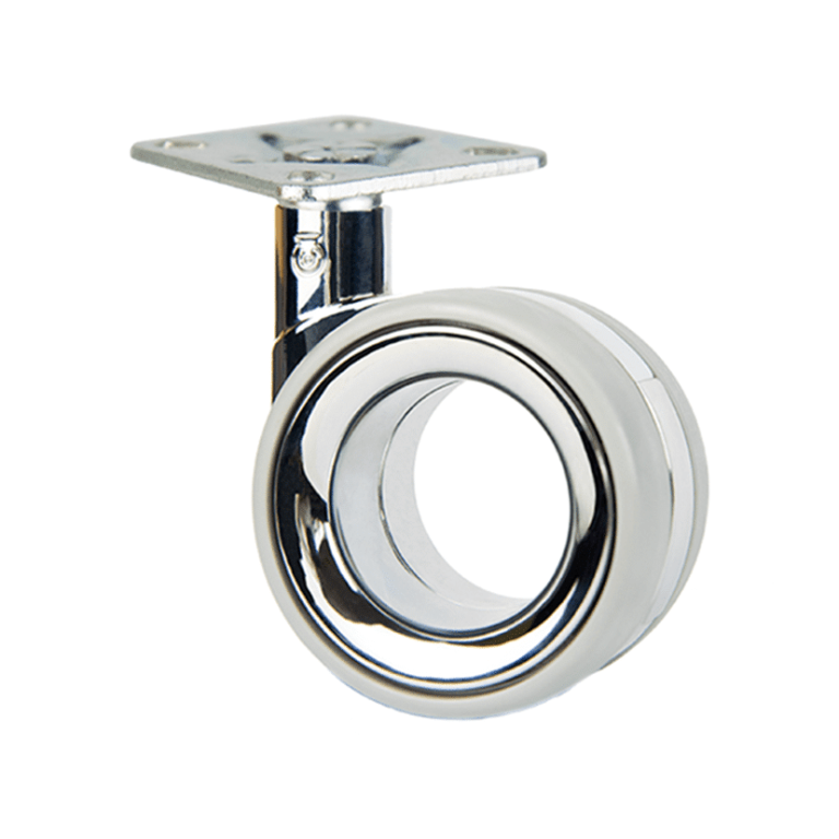 RUEDA MOBILIARIO KOO EVO GRIS / PLACA GIRATORIA