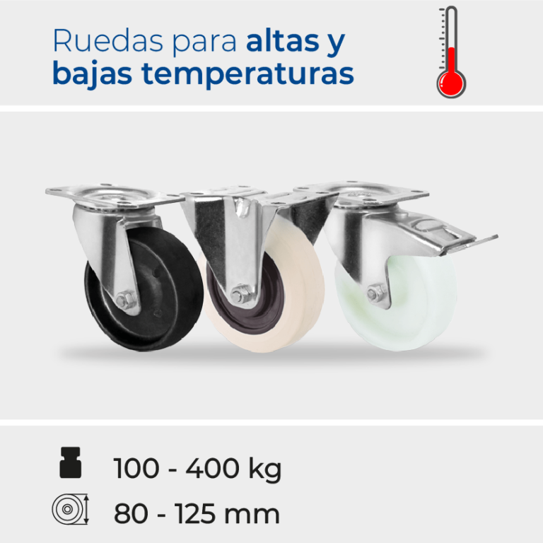 Ruedas para Altas y Bajas temperaturas