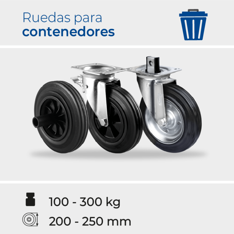Ruedas para Contenedores