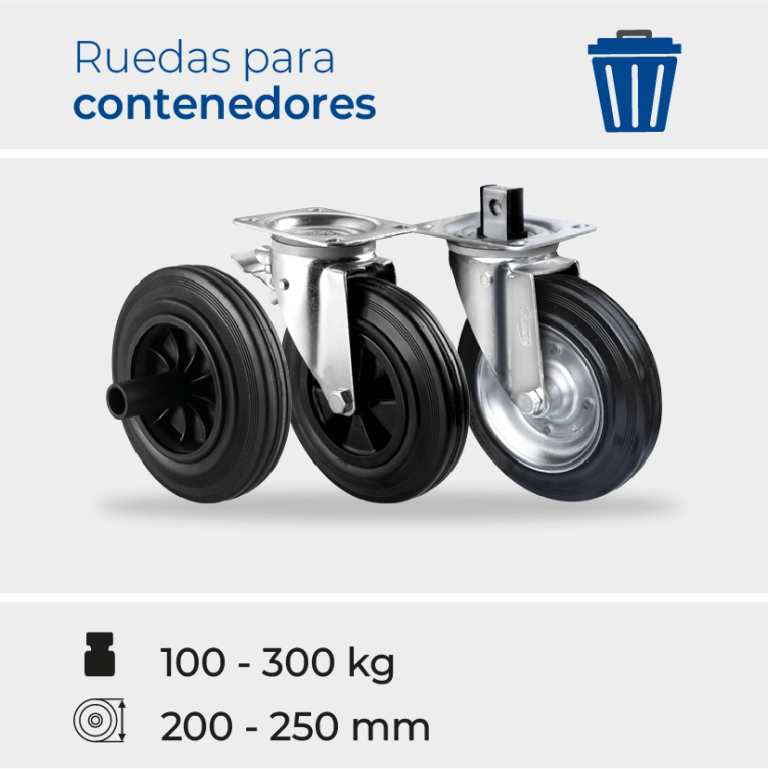 Ruedas para Contenedores