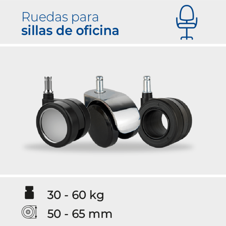 Ruedas para Sillas de Oficina