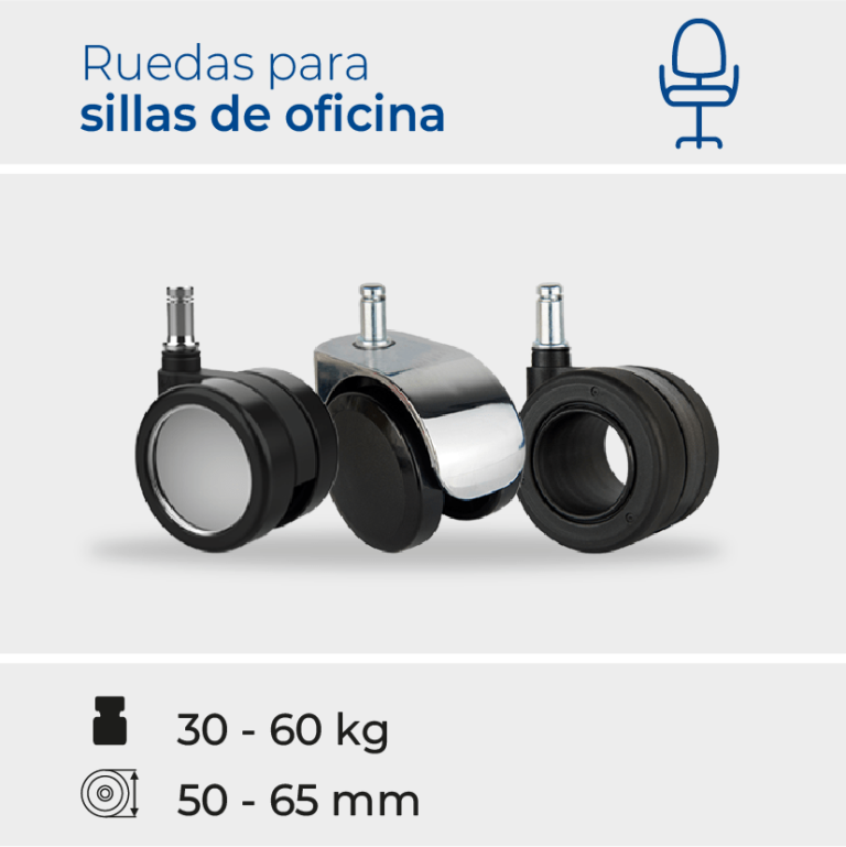 Ruedas para Sillas de Oficina