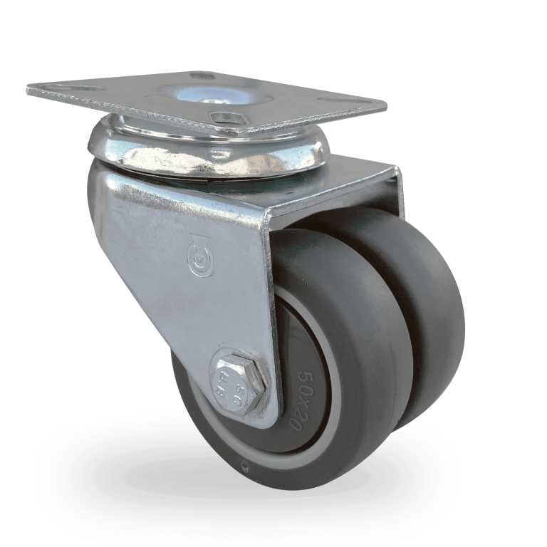 Rueda industrial de colectividades, SOPORTE BLUE MOUNTAIN, modelo BLUE MOUNTAIN RODAMIENTOS, PLACA GIRATORIA