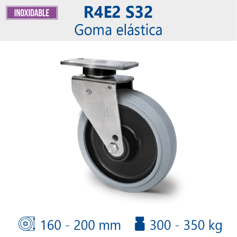 Rueda R4E2 S32 INOX