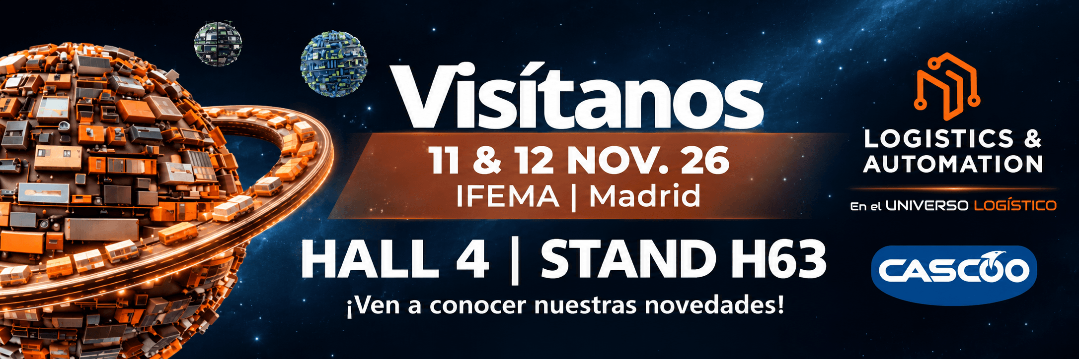 BANNER LOGISTICS MADRID 2026